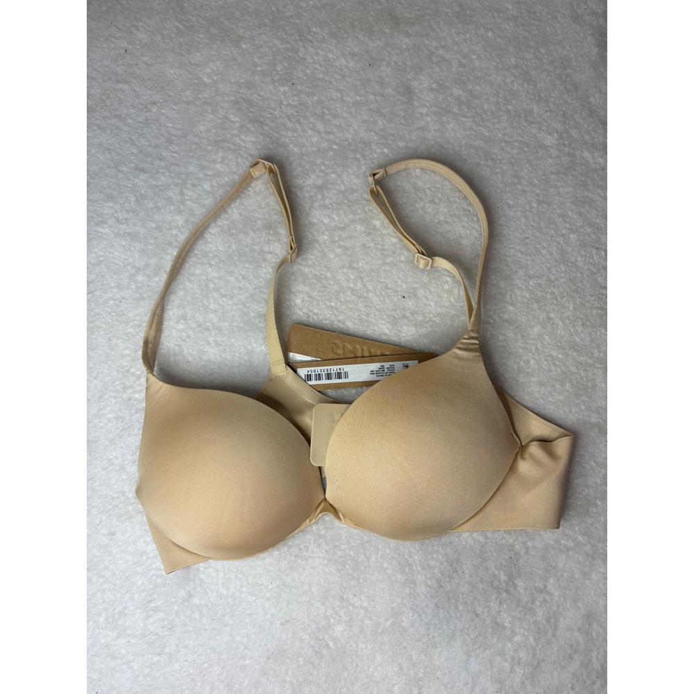 Skims Ultimate Push Up Plunge Bra Sand Beige BR-UWR-1881 Size 30A NWT